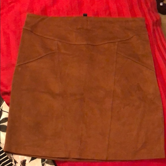 Express brown set suede Sz sm - Picture 6 of 8